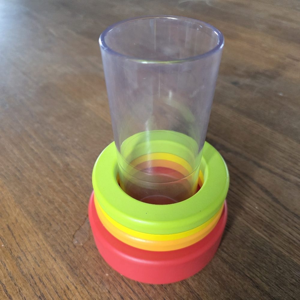 Lovevery Clear Tube with Stackkng Rings
